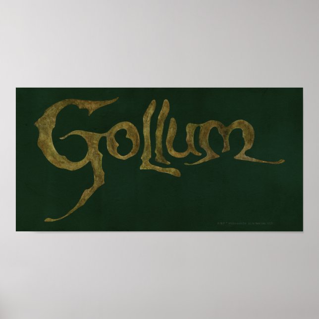 GOLLUM™ Name - Textured Poster (Front)