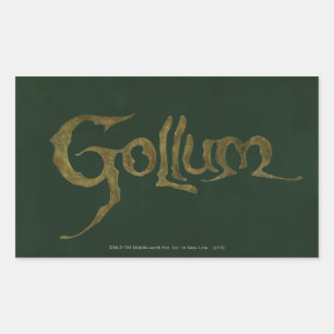 GOLLUM™ Name - Textured Rectangular Sticker