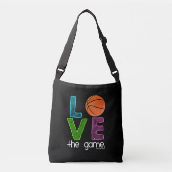 Golly Girls: Basketball - Love The Game Crossbody Bag by GollyGirls at Zazzle