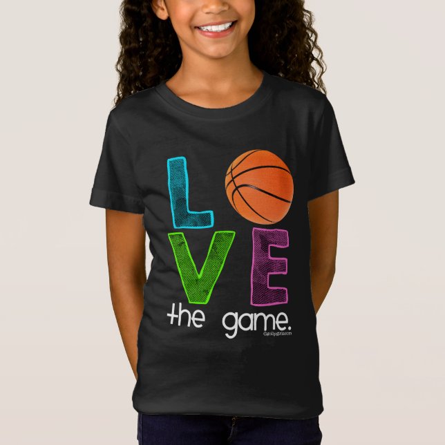 Golly Girls: Basketball - Love the Game T-Shirt (Front)