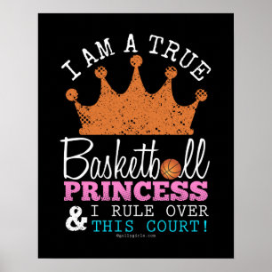 Golly Girls: Basketball Princess Rule This Court Poster