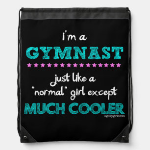Golly Girls - I'm a Gymnast Drawstring Bag