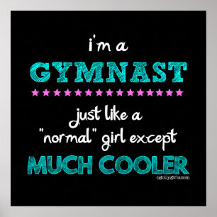 Golly Girls - I'm a Gymnast Poster