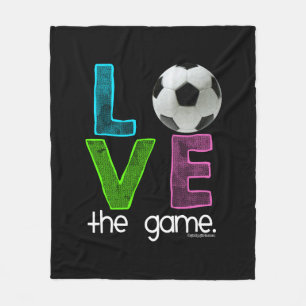 Golly Girls: Soccer - Love the Game Fleece Blanket