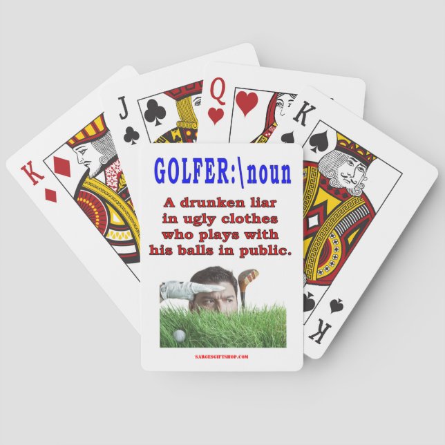 GOLPHER POKER CARDS (Back)