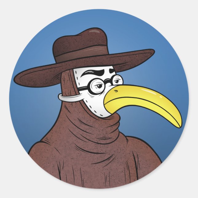 GomerBlog Classic Round Sticker (Front)