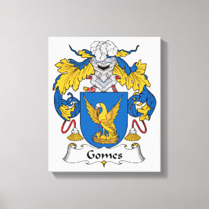 Gomes Family Crest Canvas Print