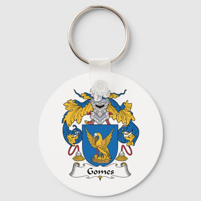 Gomes Family Crest Keychain (Front)