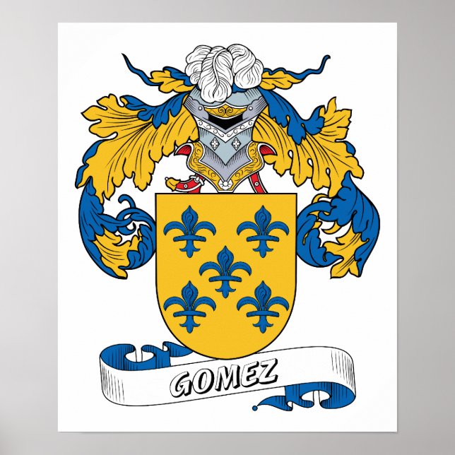 Gomez Family Crest Poster (Front)