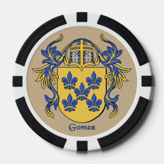 Gomez Heraldic Arms Poker Chips