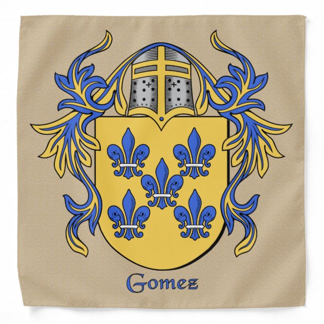 Gomez Historical Coat of Arms Bandana (Front)