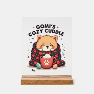 Gomis Cozy Cuddle Vintage Dog Blanket Design Do No Acrylic Sign