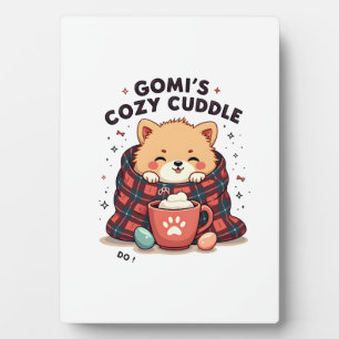 Gomis Cozy Cuddle Vintage Dog Blanket Design Do No Plaque