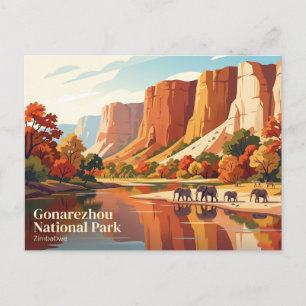 Gonarezhou National Park Zimbabwe Postcard