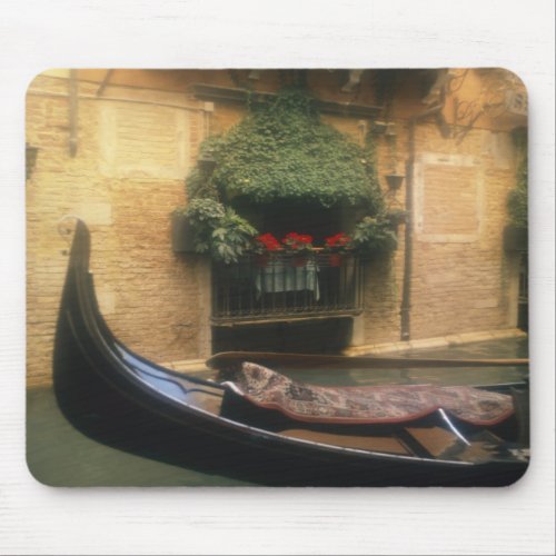 Gondola and Restaurant Venice Veneto Italy Mouse Pad