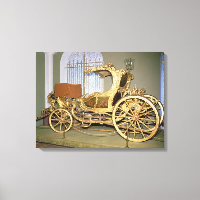 Gondola carriage of Empress Catherine II Canvas Print (Front)