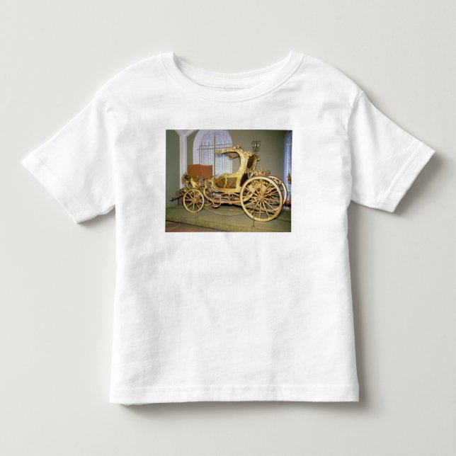 Gondola carriage of Empress Catherine II Toddler T-shirt (Front)
