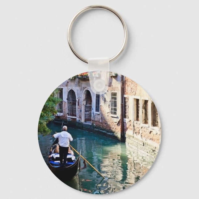 Gondola in Venice Italy Keychain (Front)