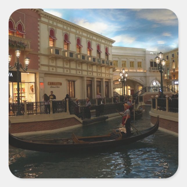 Gondola Ride at The Venetian Stickers (Front)