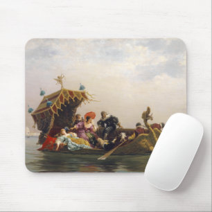 Gondola Ride by Arnold Corrodi  Mouse Pad