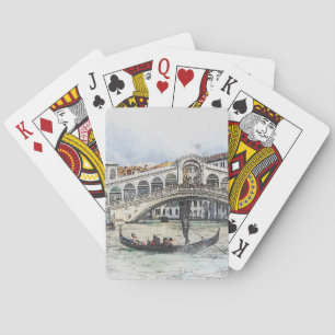 Gondola Venice Italy Playing Cards