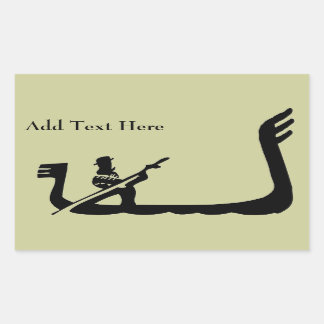 Gondola , Venice Rectangular Sticker