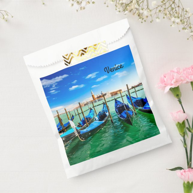 Gondolas at Grand Canal in Venice Favor Bag (Sealed)