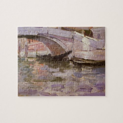 Gondolas by John Singer Sargent Impressionism Art Jigsaw Puzzle