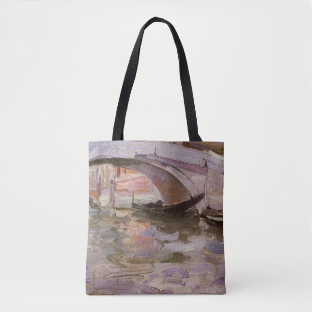 Gondolas by John Singer Sargent, Impressionism Art Tote Bag (Front)