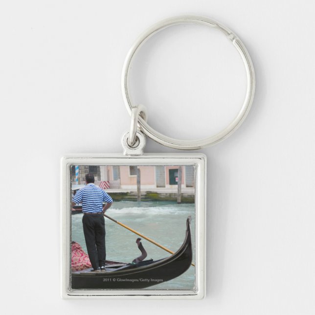 Gondolas in Venice canal Keychain (Front)