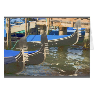 Gondolas in Venice, Italy Cards