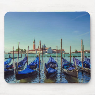 Gondolas in Venice, Italy Mouse Pad