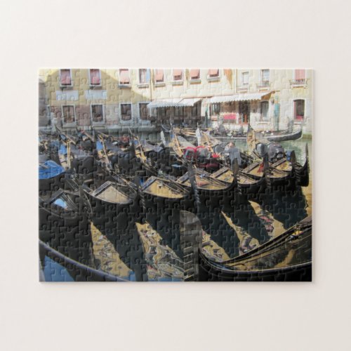Gondolas in Venice Italy Puzzle
