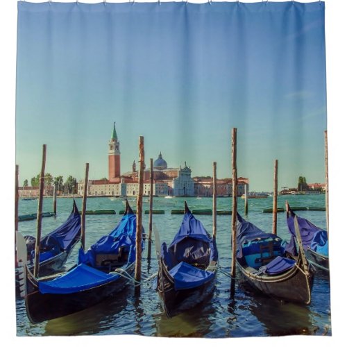 Gondolas in Venice Italy Shower Curtain