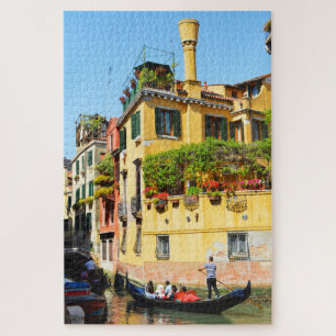 Gondolas in Venice Jigsaw Puzzle
