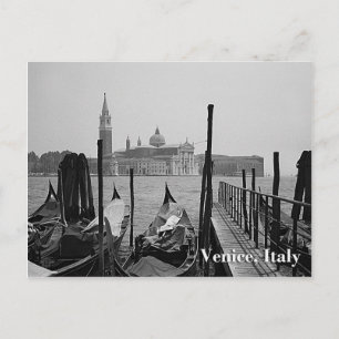 Gondolas in Venice Postcard