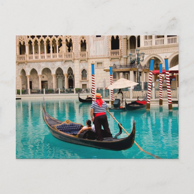 Gondolas Las Vegas Postcard #3 (Front)