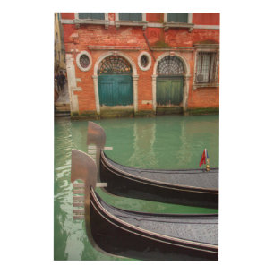 Gondolas on the Grand Canal, Venice Wood Wall Decor