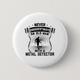 Gondolas   Treasure Hunt Metal Detector Gift Idea Button