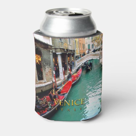 Gondolas- Venice, Italy Can Cooler