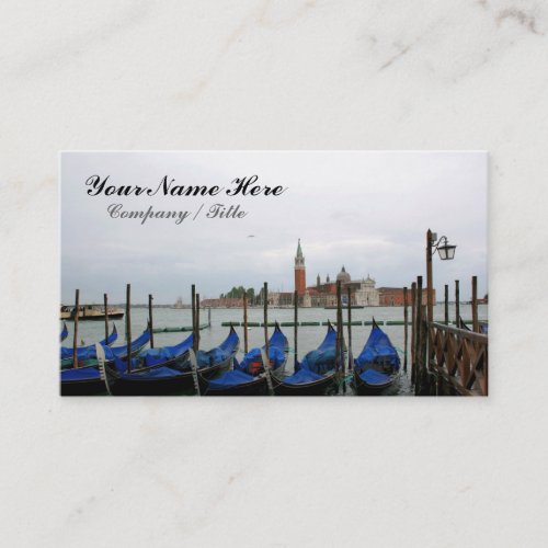 Gondolas with a View Business Card Templates