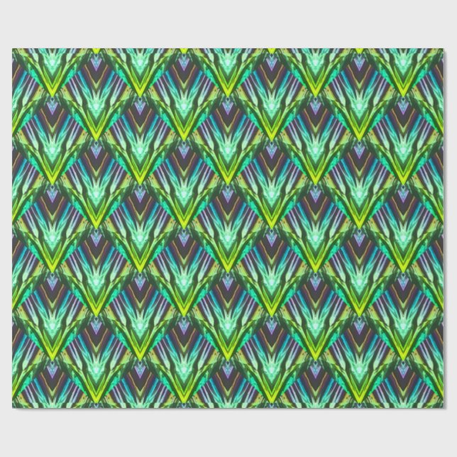 Gondoler fer de lance Pattern Wrapping Paper (Flat)