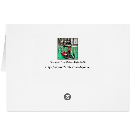 Gondolier (Back Horizontal)