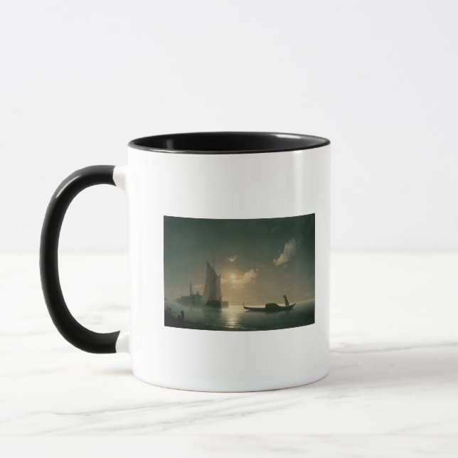 Gondolier at Sea by Night, 1843 Mug (Left)