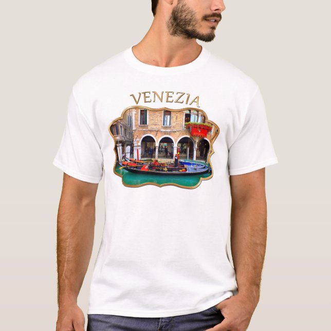 Gondolier in Cannaregio T-Shirt (Front)
