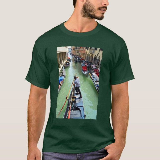 Gondolier in Venice fashion T-Shirt (Front)