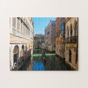 Gondolier in Venice, Italy Jigsaw Puzzle