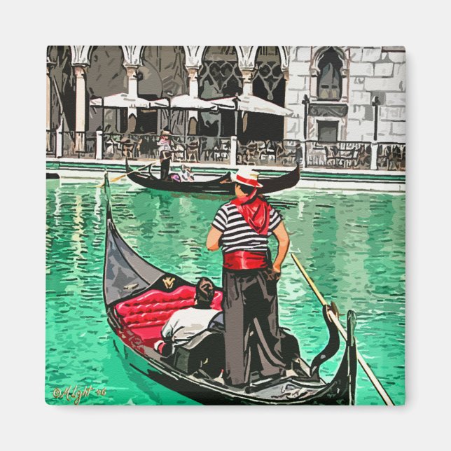 Gondolier Magnet (Front)