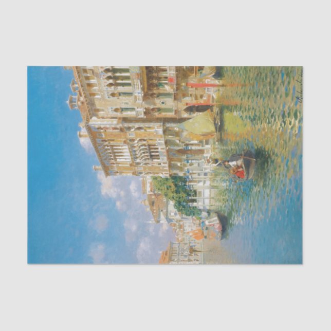 Gondoliers  Venice, Rubens Santoro Tissue Paper (Front)