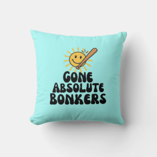 Gone Absolute Bonkers Meme Throw Pillow
